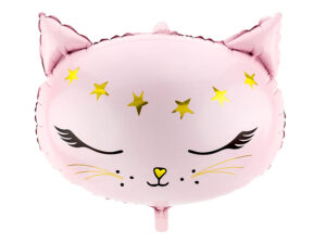 balon kotek różowy