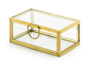 pudełko szklane ślub