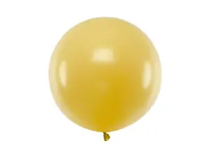 balon metaliczne złoto okrągły 60 cm