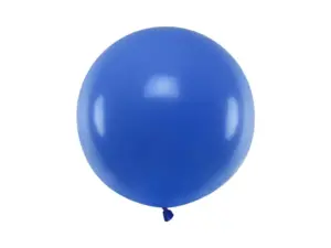 balon pastelowy granatowy okrągły 60 cm