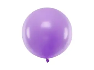 balon pastelowy okrągły fioletowy 60 cm