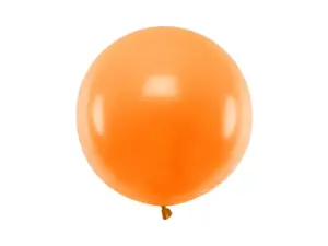 balon pastelowy pomarańczowy okrągły 60 cm