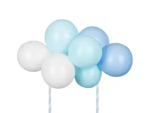 balon topper niebieski