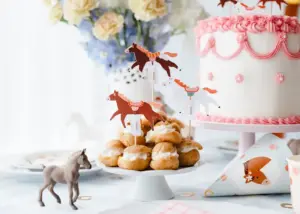 dekoracje do muffinek konie