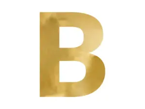 lustrzana litera b