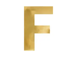 lustrzana litera f