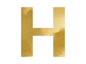 lustrzana litera h