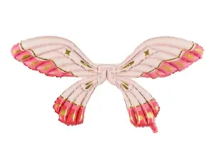 Balon foliowy Skrzydła Motyla, różowe matowe 102 x 50 cm