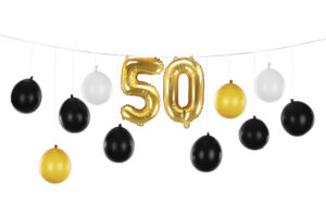 girlanda balonowa na 50 urodziny