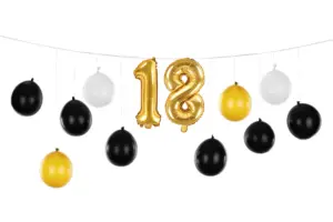 Girlanda balonowa 3w1 na 18 urodziny