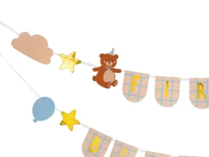 Baner First Birthday z misiami, 2,55m