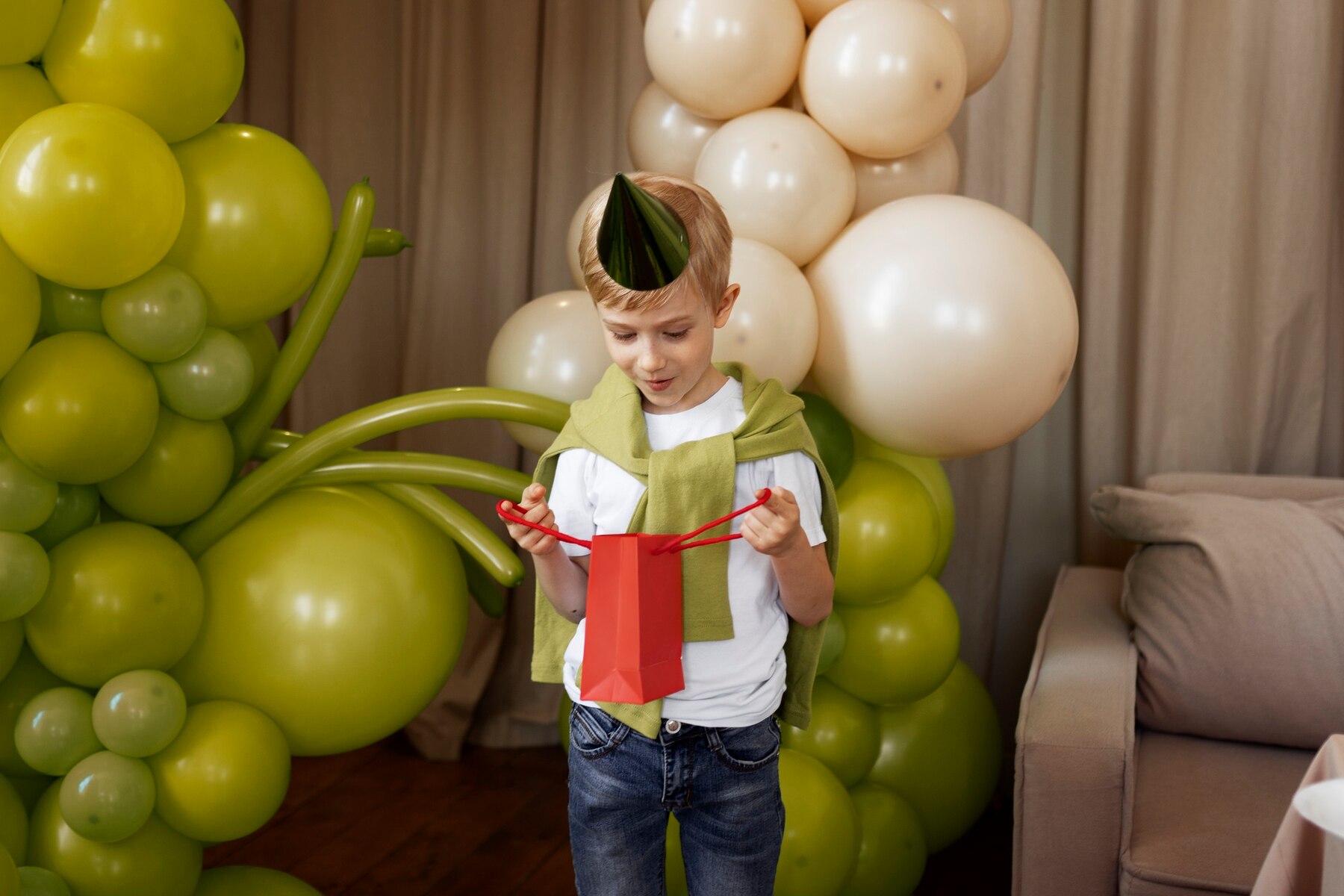 Dekoracje urodzinowe oczami dziecka