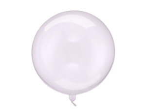 Balon Kula, 40cm, transparentny fiolet,