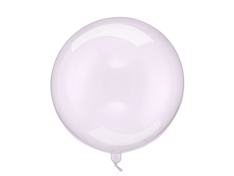 Balon Kula, 40cm, transparentny fiolet,