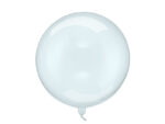 Balon Kula, 40cm, transparentny niebieski,