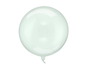 Balon Kula, 40cm, transparentny zielony,