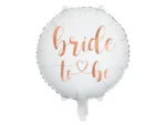 Balon foliowy Bride to be 45cm biel