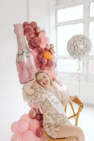 Balon foliowy Butelka Bride to be 49.5x108.5 cm