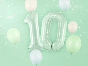 Balon foliowy Cyfra ''0'', 72 cm, zieleń