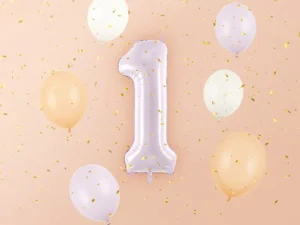 Balon foliowy Cyfra ''1'', 72 cm, fiolet