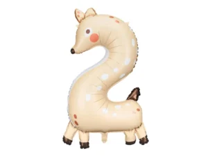 Balon foliowy Cyfra 2 Sarenka 65x102cm