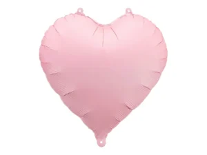 Balon foliowy Serce, 45 cm różowy