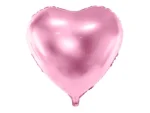 Balon foliowy Serce, 61 cm jasny róż