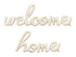 Balon foliowy Welcome Home, 335x71cm, cappuccino