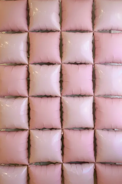 Balon foliowy kurtyna dwustronna Kwadrat, brudny róż 35 x 35cm (1 op. : 4 szt.)