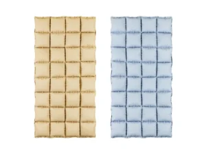 Balon foliowy kurtyna dwustronna, beżowo-niebieski 55 x 110 cm