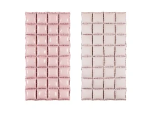 Balon foliowy kurtyna dwustronna, jasny różowy 55 x 110 cm