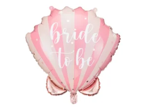 Balon foliowy muszla Bride to be 52x50cm