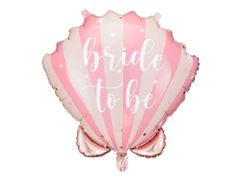 Balon foliowy muszla Bride to be 52x50cm