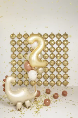 Balon foliowy stojący Brontozaur, 91x85 cm