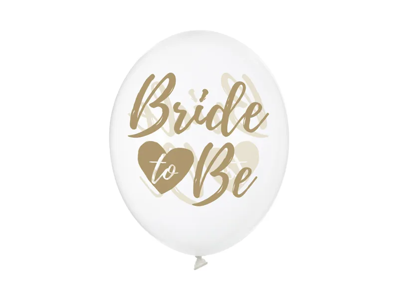 Balony 30cm, Bride to be Crystal Clear