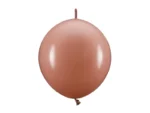 Balony z łącznikiem 33 cm brudny róż (1 op. : 20 szt.)