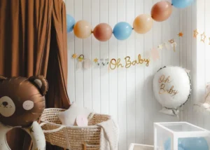 Balony z łącznikiem, 33 cm jasny niebieski (1 op. : 20 szt.)