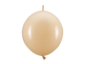 Balony z łącznikiem, 33 cm nude (1 op. : 20 szt.)