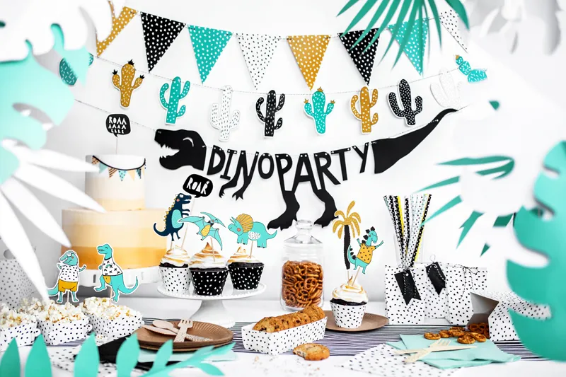 Baner Dinozaury - Dino Party, 20x90cm