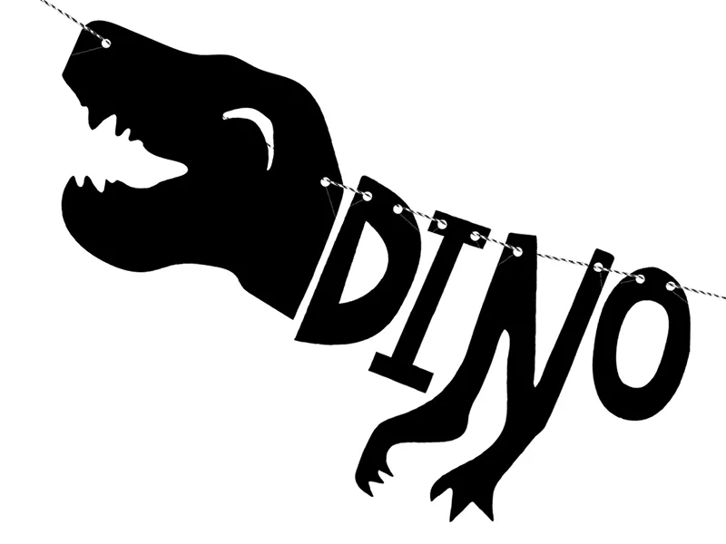Baner Dinozaury - Dino Party 20x90cm