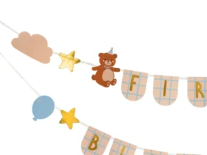 Baner First Birthday z misiami 2,55 m