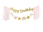 Baner Happy Birthday Jednorożec 230x17.5cm