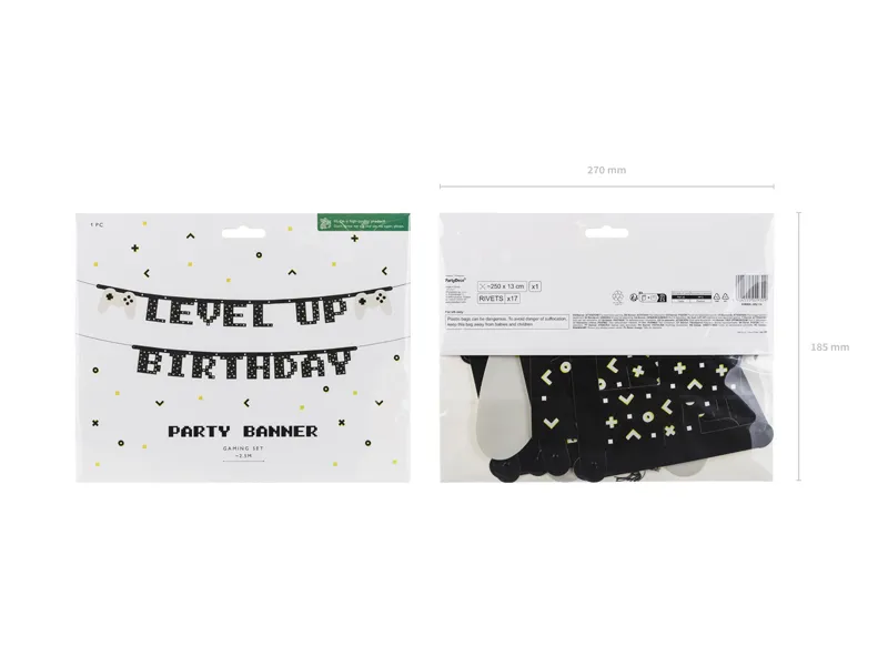 Baner ''Level up'', 2.5 m