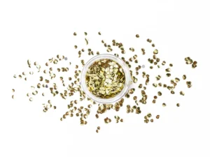 Brokat do twarzy piegi na twarz, 3g, złoty