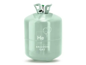 Butla z helem zielony, maks. 100 balonów