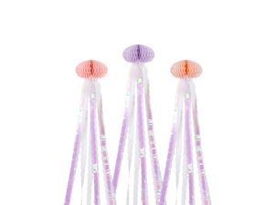 Dekoracje bibułowe Meduzy, mix, 15,5x157cm (1 op. 3 szt.),