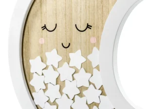 Drewniana księga gości Księżyc 38,5x30 cm