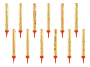 Fontanny na tort, złoty 12cm (1 op. : 12 szt.)