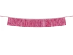 Girlanda frędzle różowy
