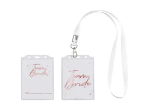 Identyfikator Team Bride 8,7x12,5cm (1 op. : 4 szt.)